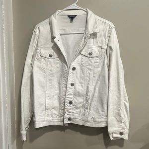 Buffalo David Bitton White “Jean” Jacket